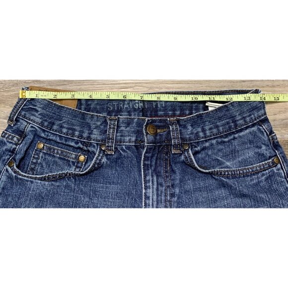 Chaps 1978 Demin Mens Straight Fit Jeans Cotton Medium Wash Size 30x32 - Picture 9 of 14